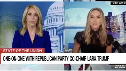 Lara Trump Fumes as CNN Host Calls Out Donald’s Hurricane Helene Lies