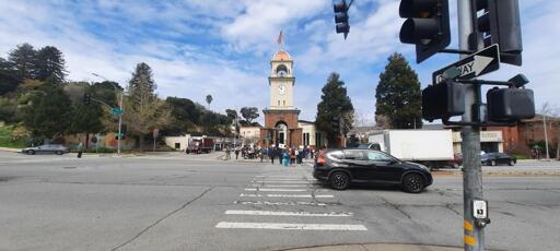 Early turnout at Santa Cruz, CA March 4 Protest