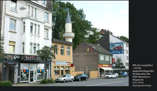 Will sich vergrößern – auf der gegenüberliegenden Straßenseite: Die Ditib-Moschee in Wuppertal 

Foto: Ulrich Baumgarten/imago 