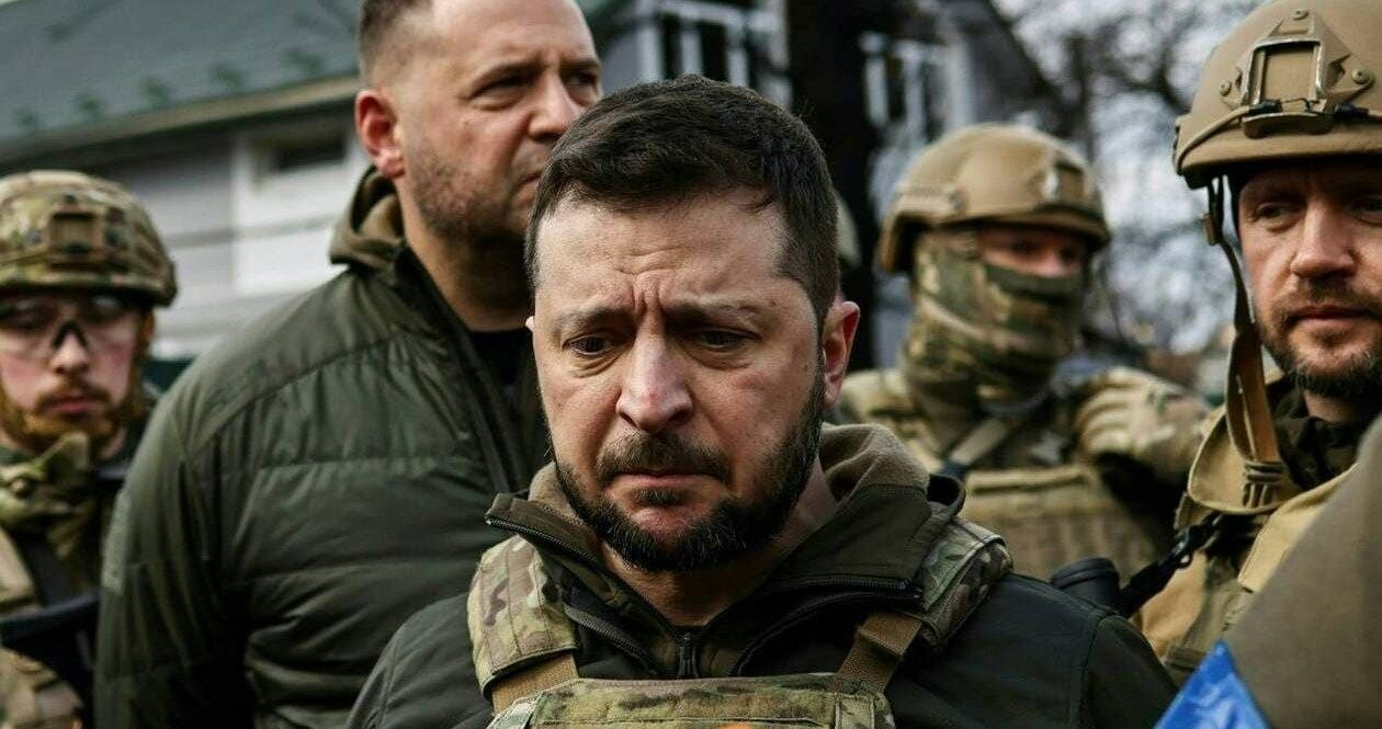 President Zelensky at the front lines